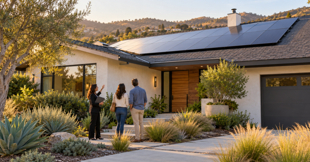 California solar home sales